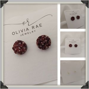USA Made Druzy Earrings - Olivia Rae